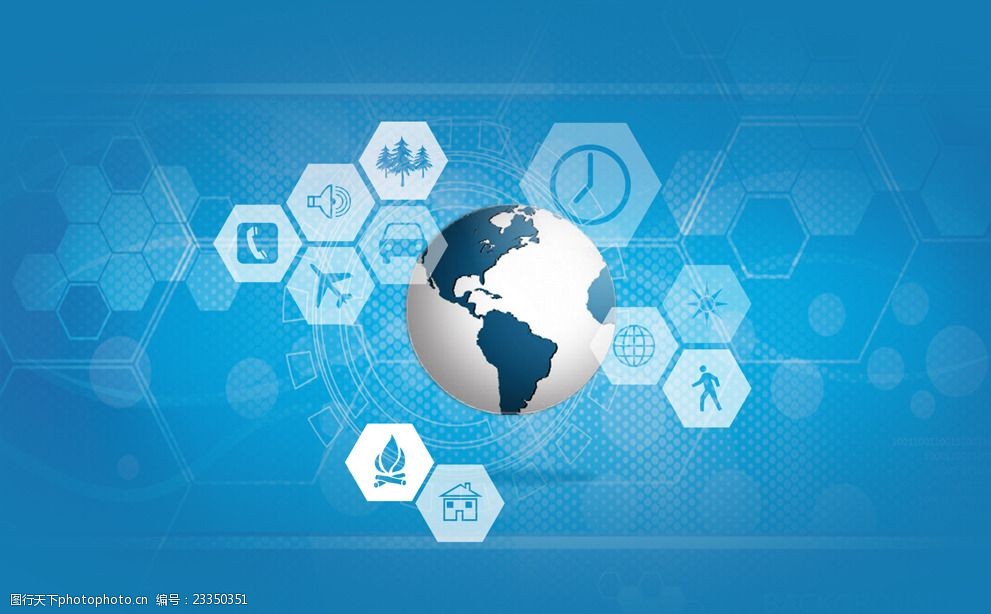 網(wǎng)絡(luò)科技地球素材