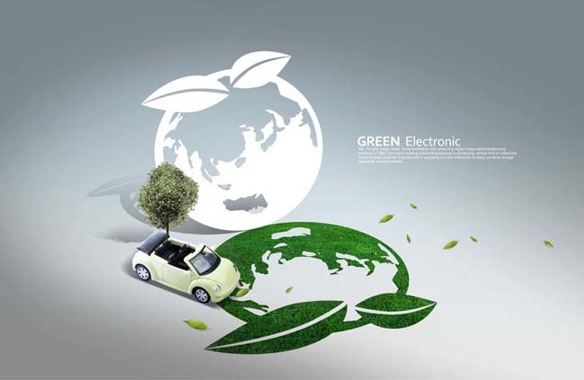 地球環保科技設計PSD素材